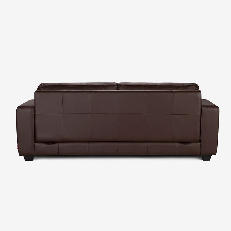 SOFA ROSEN DALI 3 CUERPOS CUERO MARRON - 5