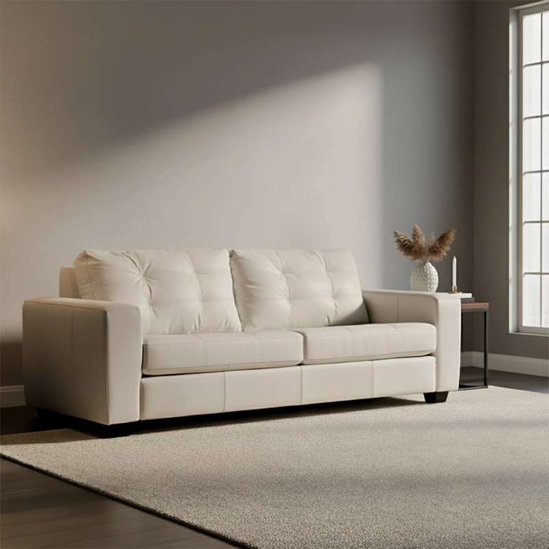 SOFA ROSEN DALI 3 CUERPOS CUERO ICE - 2