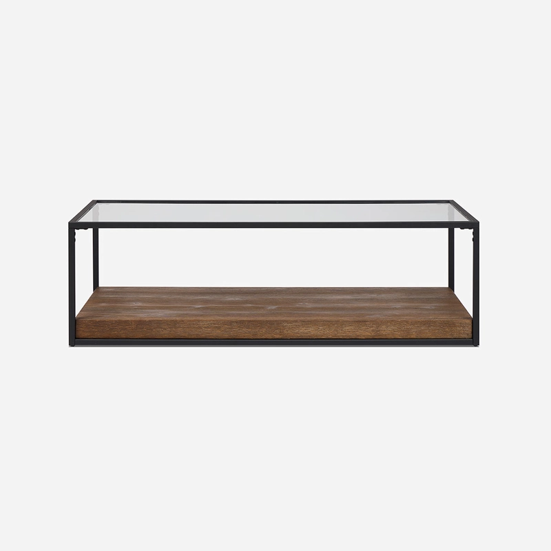 MESA DE CENTRO SUEZ COGNAC 130 X 100 CM - 2