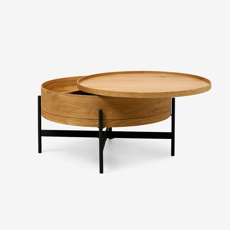 MESA DE CENTRO GUARDA OBJETOS OROS TOFFEE - 4