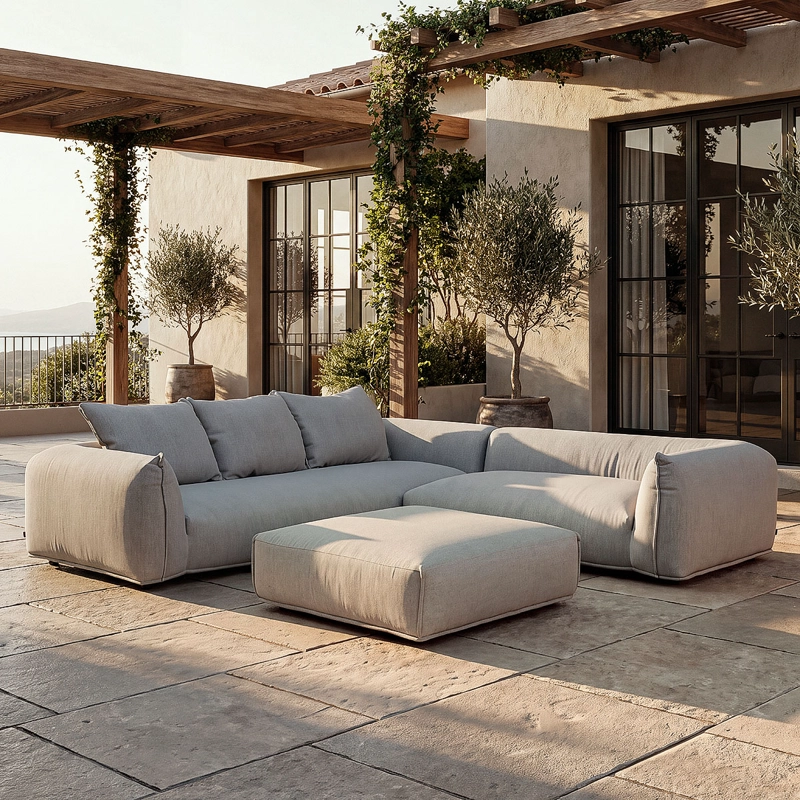 OTOMAN BARLETTA GRIS - 5