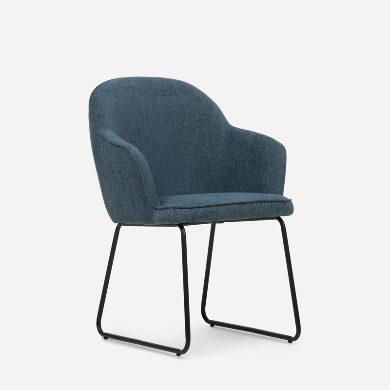 SET 2 POLTRONAS LUZIA TELA DENIM - 2