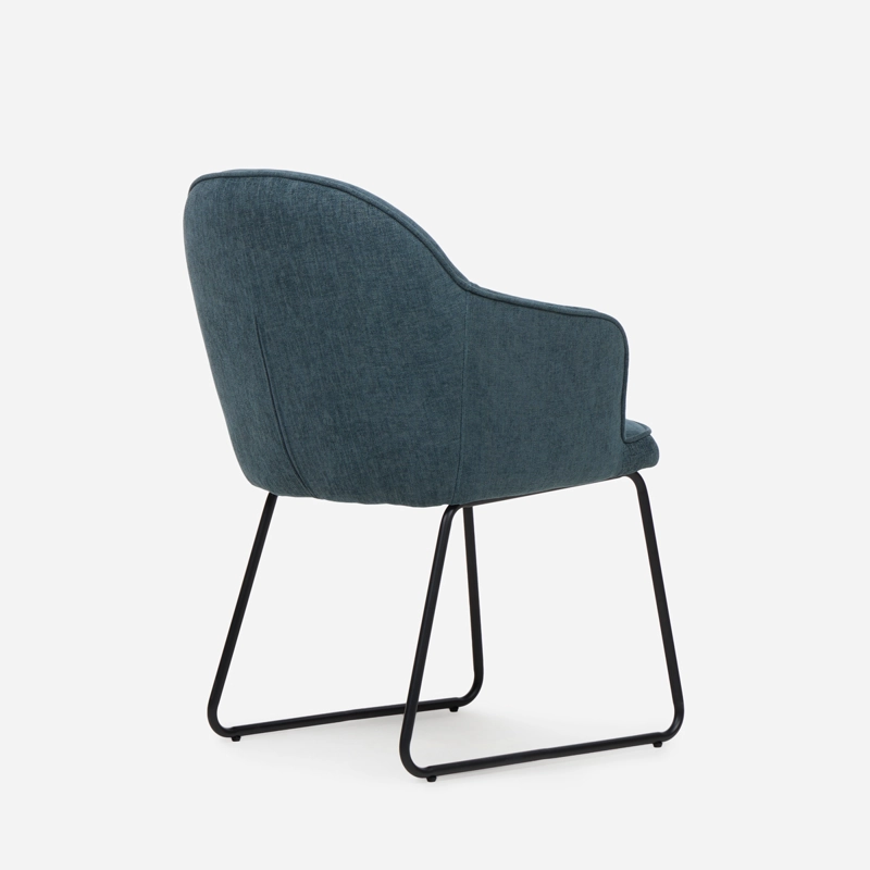 SET 2 POLTRONAS LUZIA TELA DENIM - 5