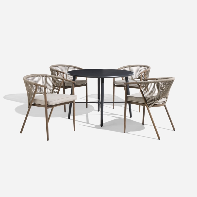 SET COMEDOR BUZUT 5 PIEZAS TOSTADO - 1