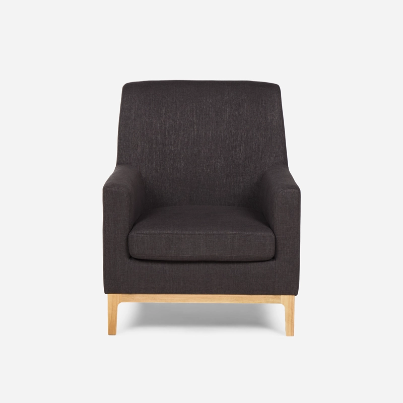POLTRONA LARSEN TELA CHARCOAL - 2