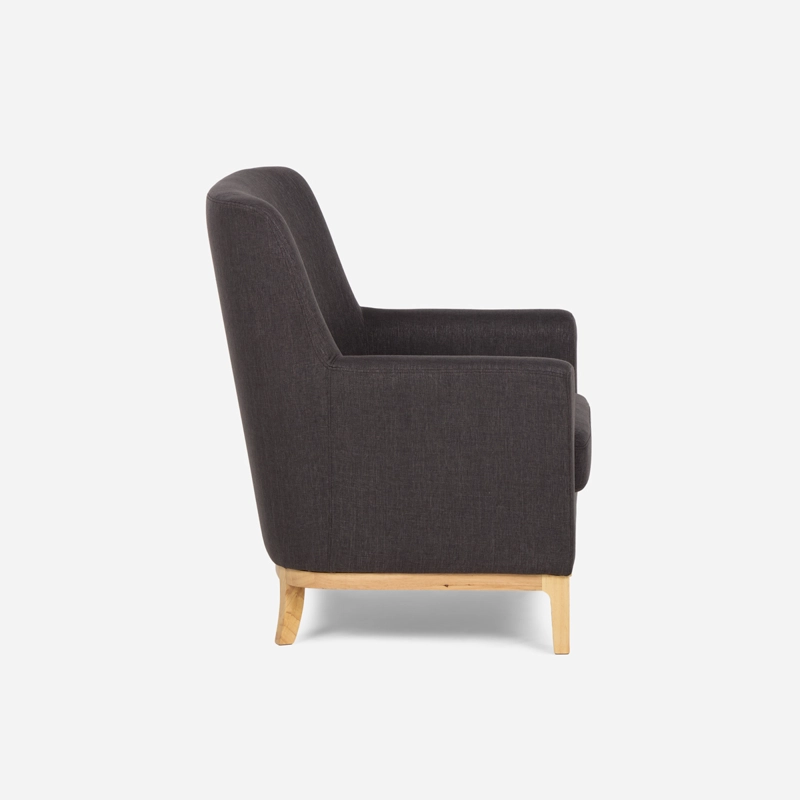 POLTRONA LARSEN TELA CHARCOAL - 3