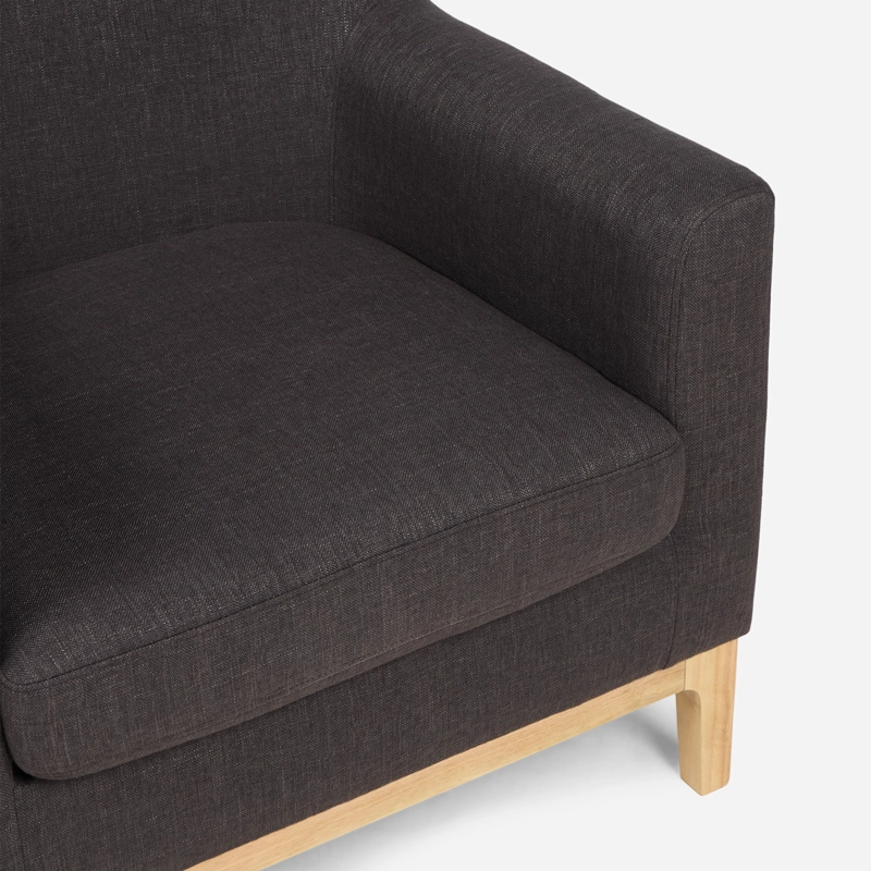POLTRONA LARSEN TELA CHARCOAL - 6