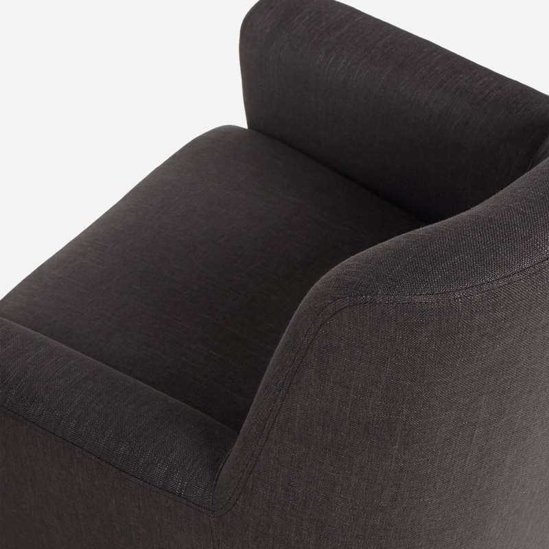POLTRONA LARSEN TELA CHARCOAL - 7