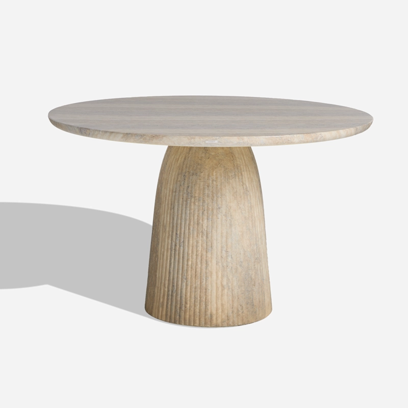 MESA COMEDOR KINKO REDONDA 120 CM BEIGE - 2
