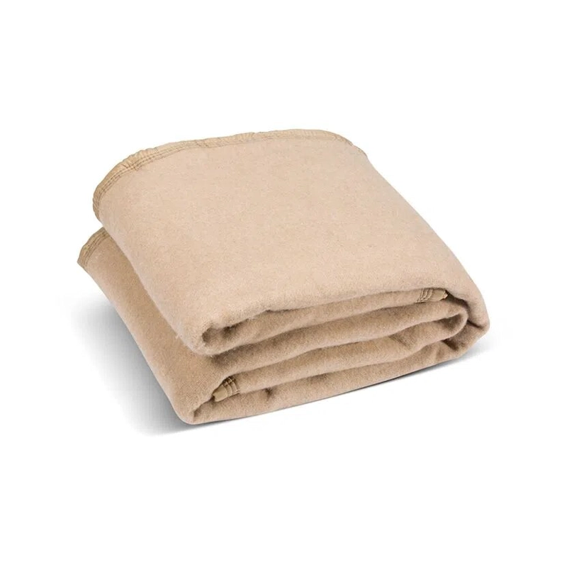 FRAZADA LANA ROSEN BEIGE 2 PLAZAS - 1
