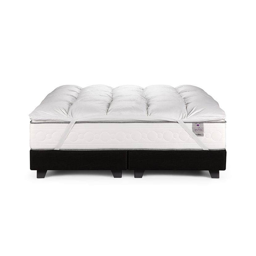 TOPPER ROSEN ALGODÓN BLANCO AME TWO SIDES 2 PLAZAS 150 X 200 CM - 1