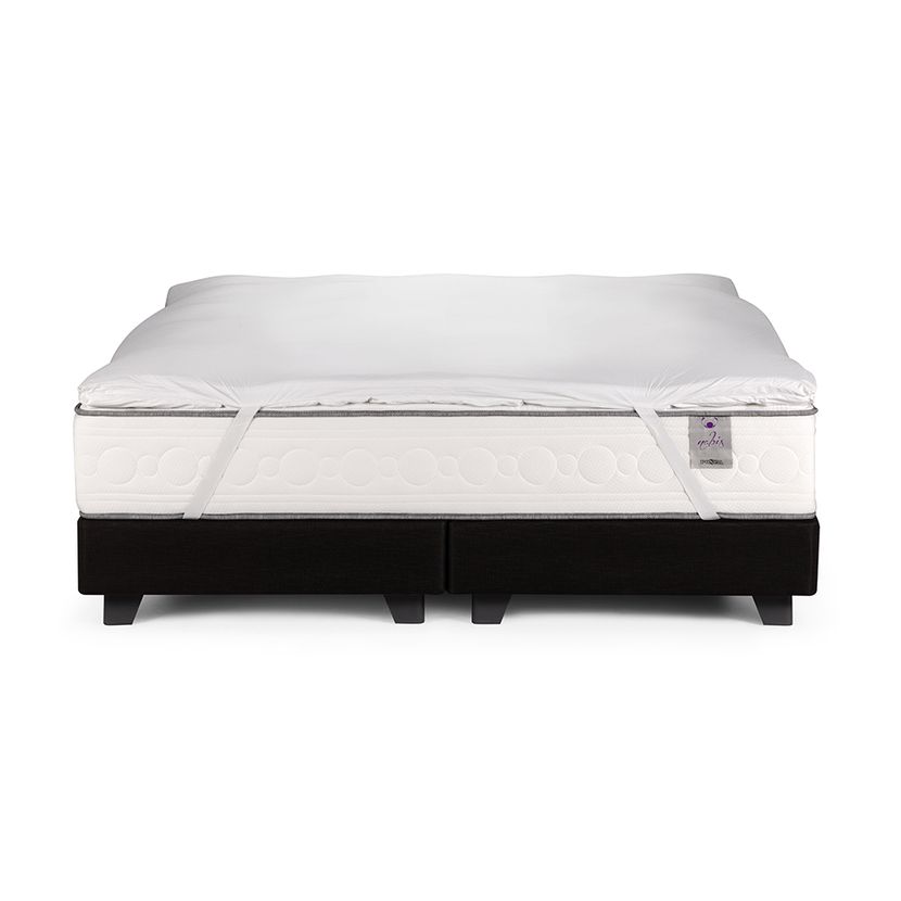TOPPER ROSEN ALGODÓN BLANCO AME TWO SIDES 2 PLAZAS 150 X 200 CM - 2