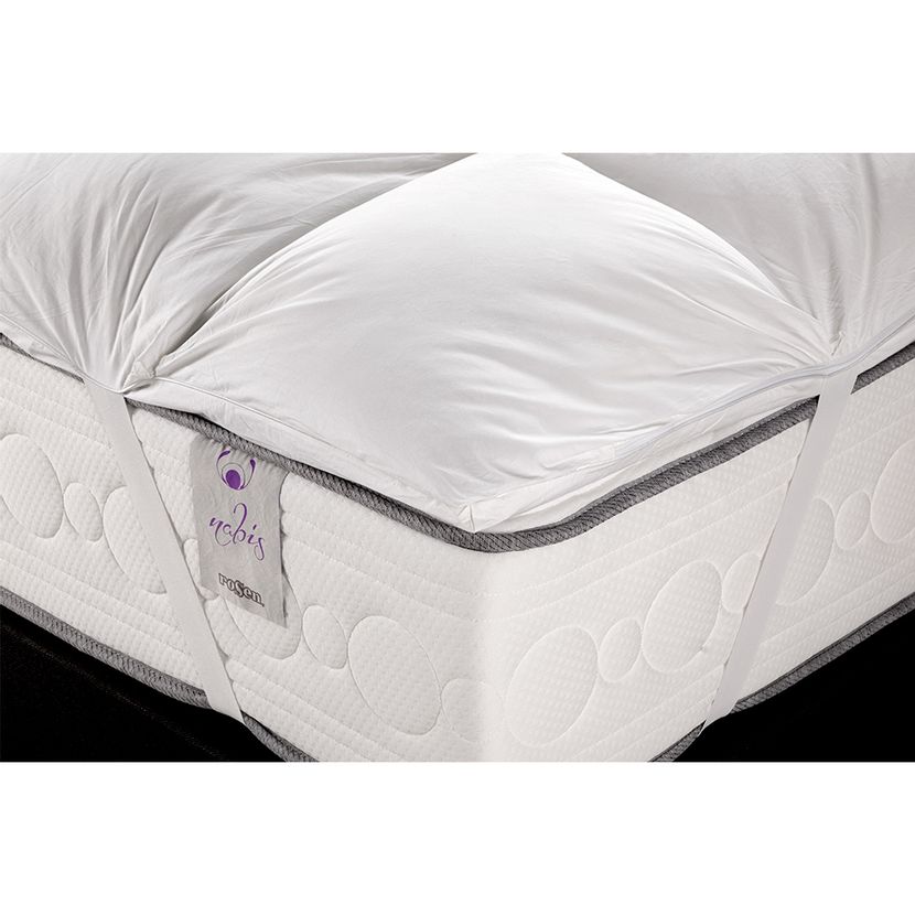 TOPPER ROSEN ALGODÓN BLANCO AME TWO SIDES 2 PLAZAS 150 X 200 CM - 4