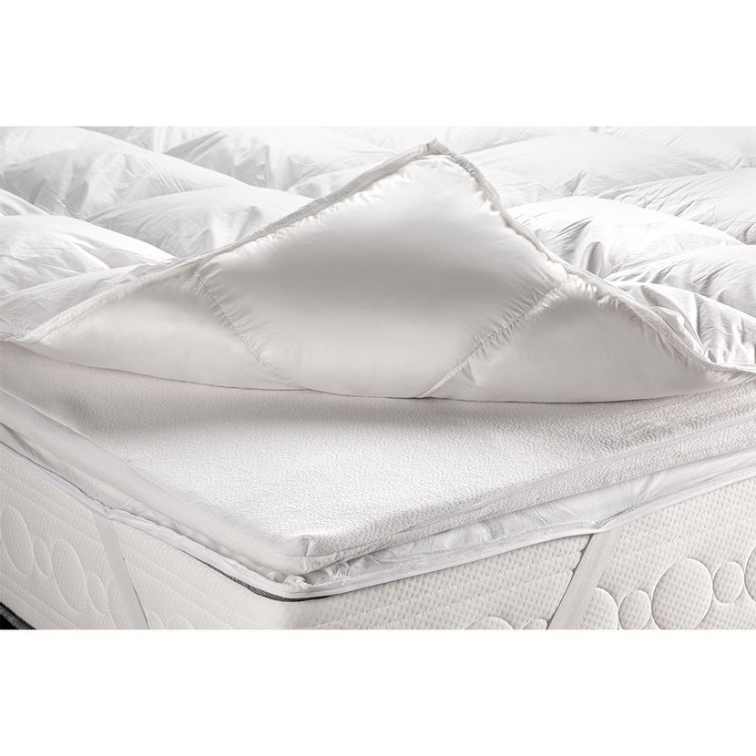 TOPPER ROSEN ALGODÓN BLANCO AME TWO SIDES 2 PLAZAS 150 X 200 CM - 5