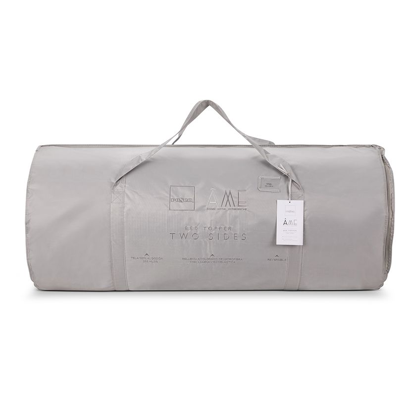 TOPPER ROSEN ALGODÓN BLANCO AME TWO SIDES 2 PLAZAS 150 X 200 CM - 6