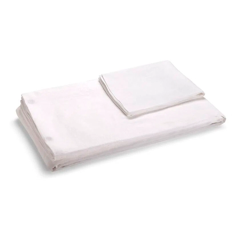 FUNDA PLUMÓN ROSEN LINO BLANCO LISO PURE SÚPER KING - 3