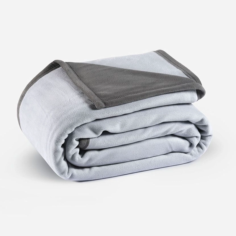 FRAZADA ROSEN 410 GRAMOS BICOLOR GRIS 1,5 PLAZAS - 3