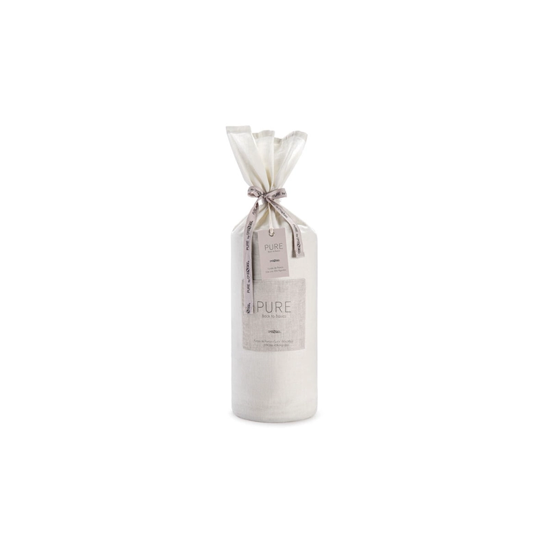 FUNDA PLUMON ROSEN LINO-ALGODON PURE LISO BLANCO 1,5 PLAZAS - 6