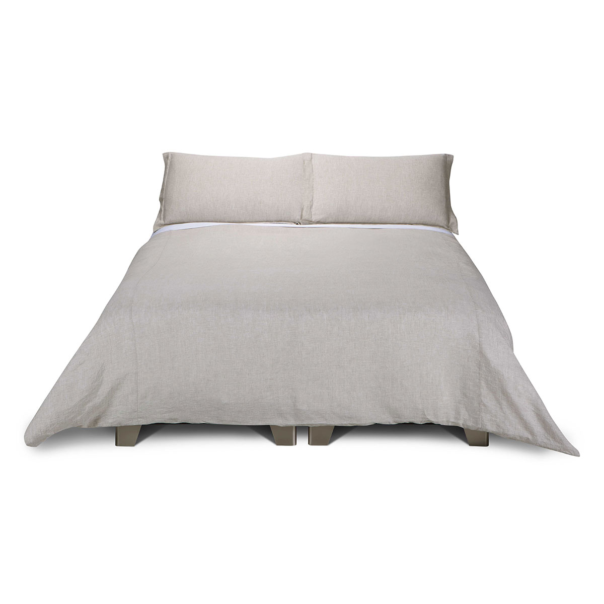 FUNDA PLUMON ROSEN LINO PURE LISO KING NATURAL - 1
