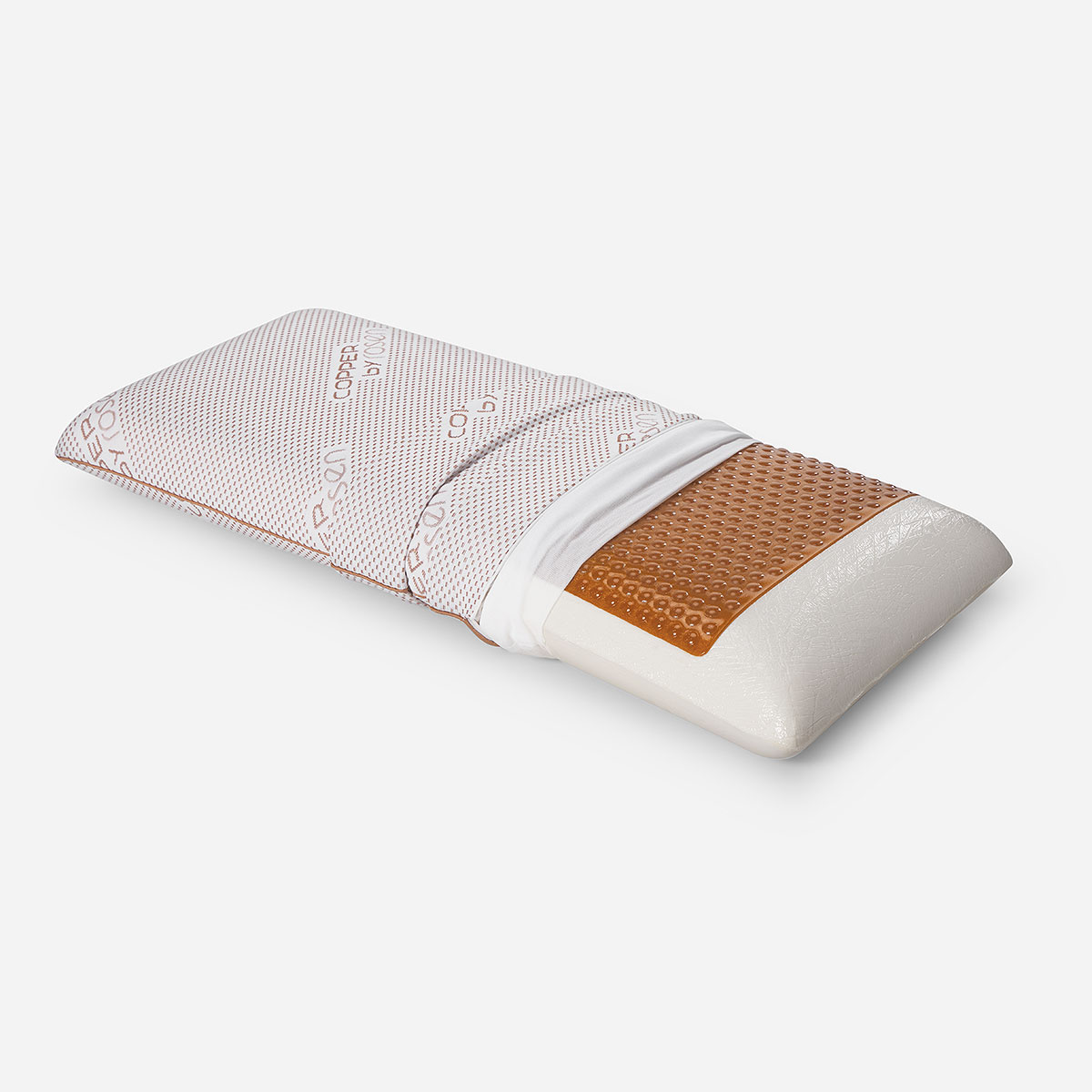 ALMOHADA ROSEN COPPER HEALTH VISCOÉLASTICA KING 90 X 40 CM BLANCO - 4