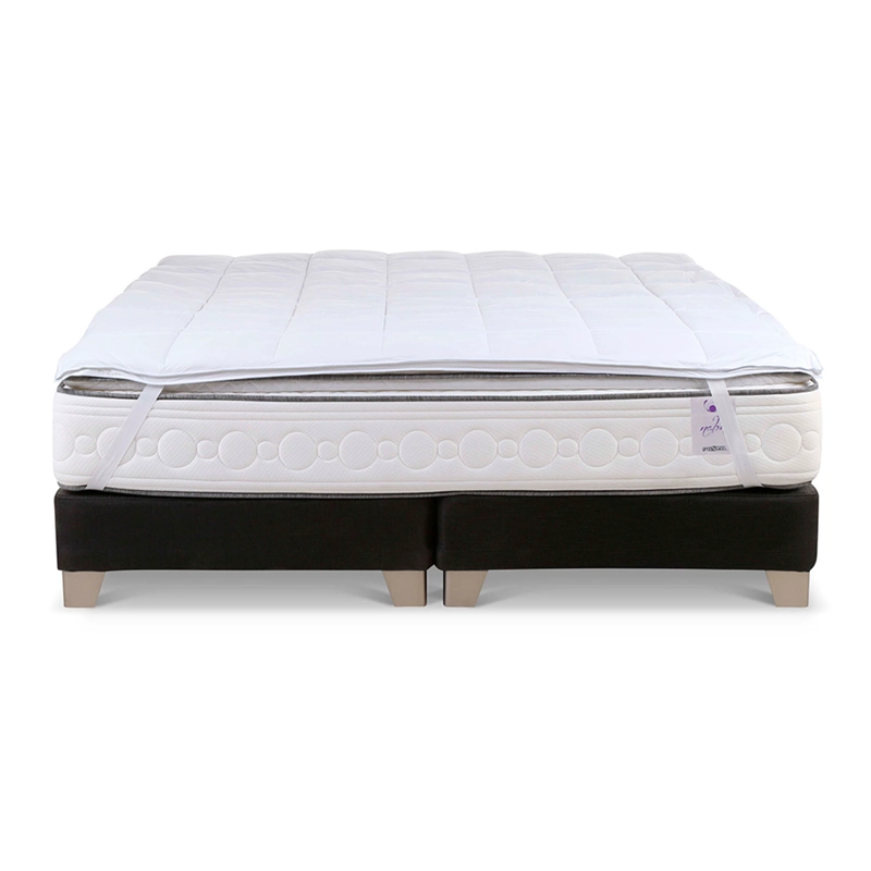 TOPPER MICROFIBRA ROSEN HIPOALE RGENICO 2 PLAZAS 150X200 CM - 1