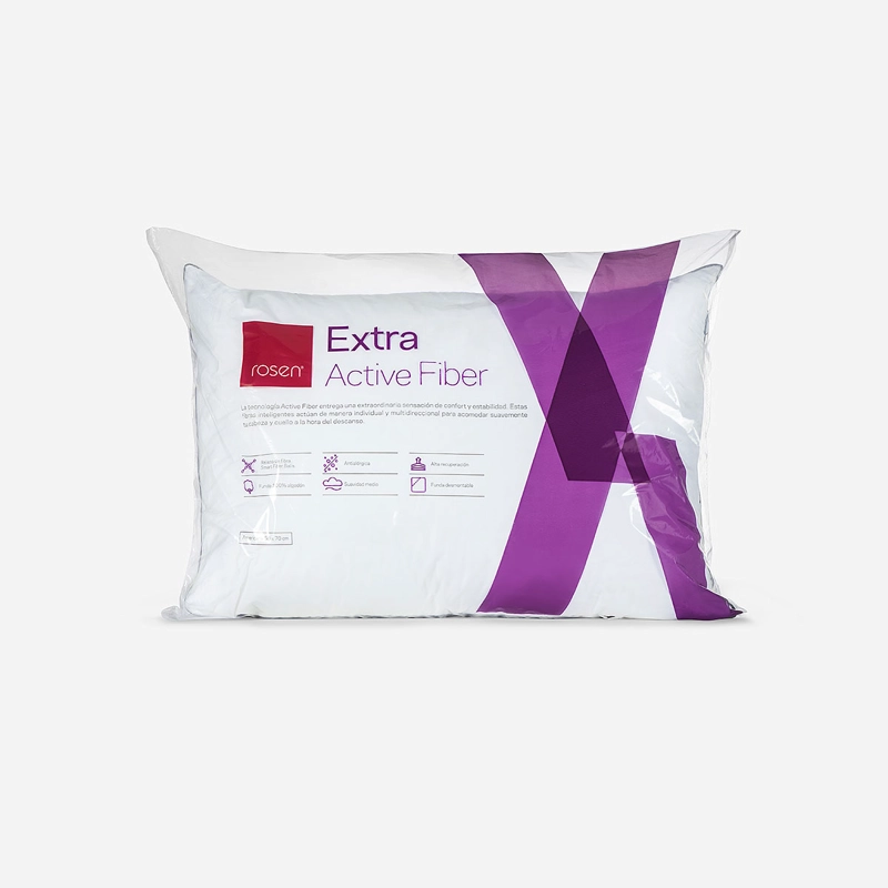 ALMOHADA ROSEN FIBRA EXTRA AMERICANA 70 X 50 CM BLANCO - 1