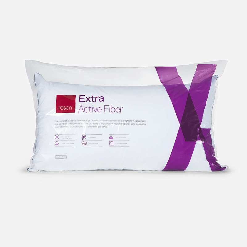 ALMOHADA ROSEN FIBRA EXTRA KING 90 X 50 CM BLANCO - 1
