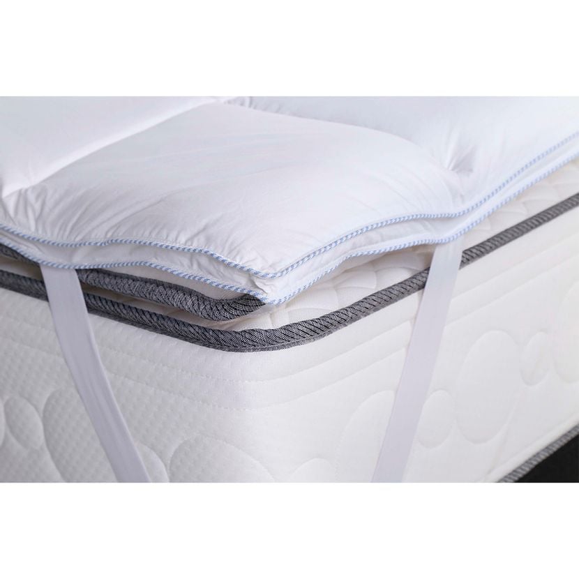 TOPPER MICROFIBRA ROSEN HIPOALE RGENICO 1 PLAZA 90X200 CM - 2