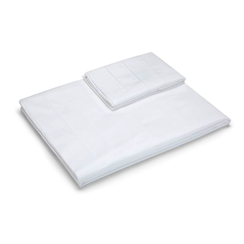 SABANA ROSEN 300 HILOS ALGODON LISA BLANCA QUEEN - 4