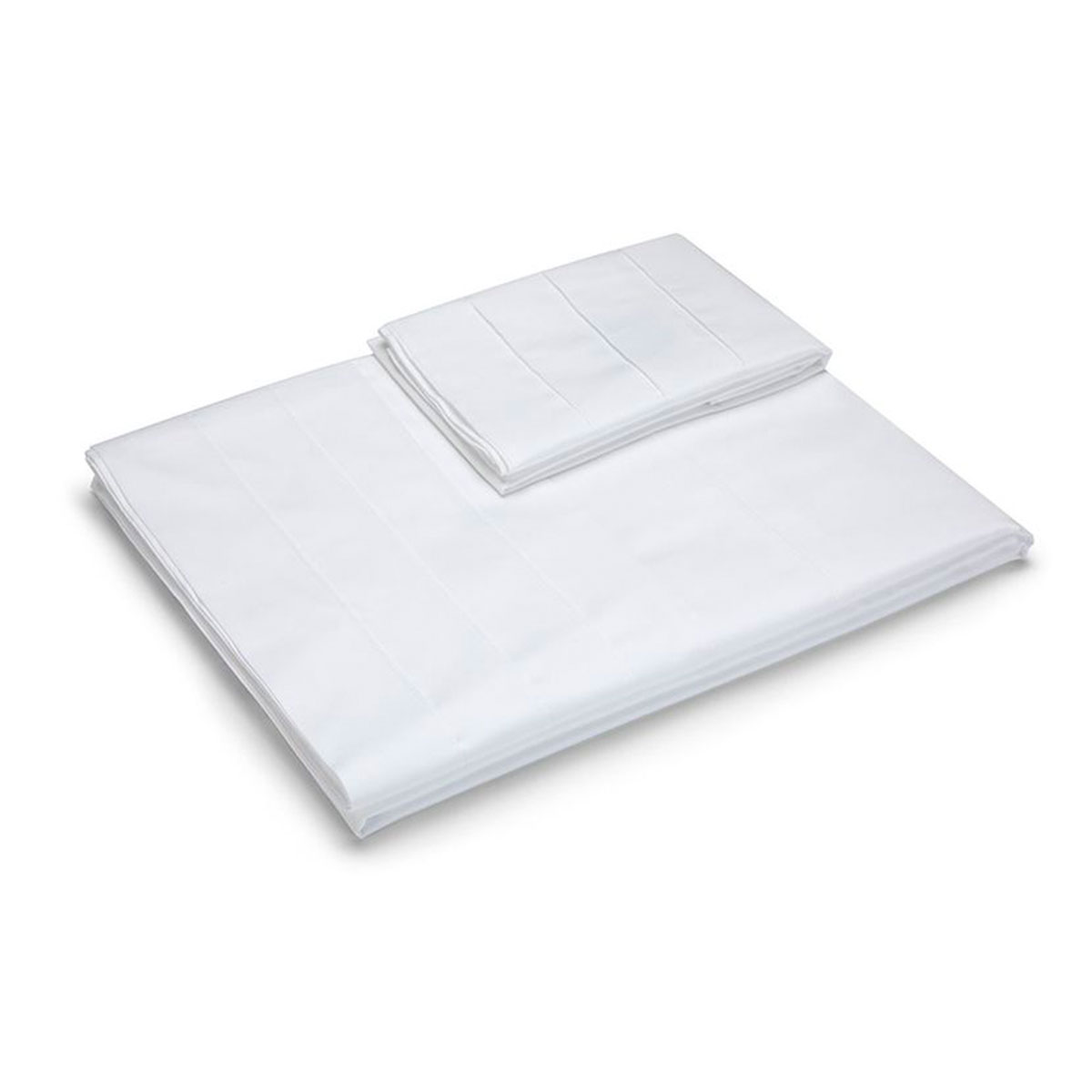 SABANA ROSEN 300 HILOS ALGODON LISA BLANCA QUEEN - 4