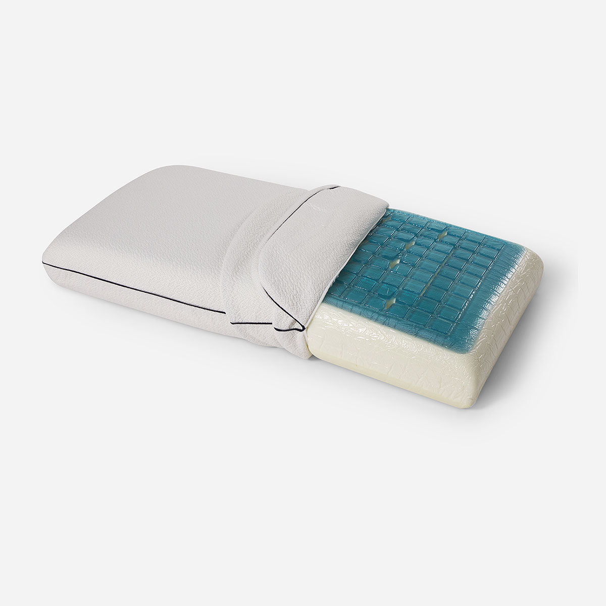 ALMOHADA ROSEN TECHNOGEL DELUXE KING 83 X 40 CM BLANCO - 4