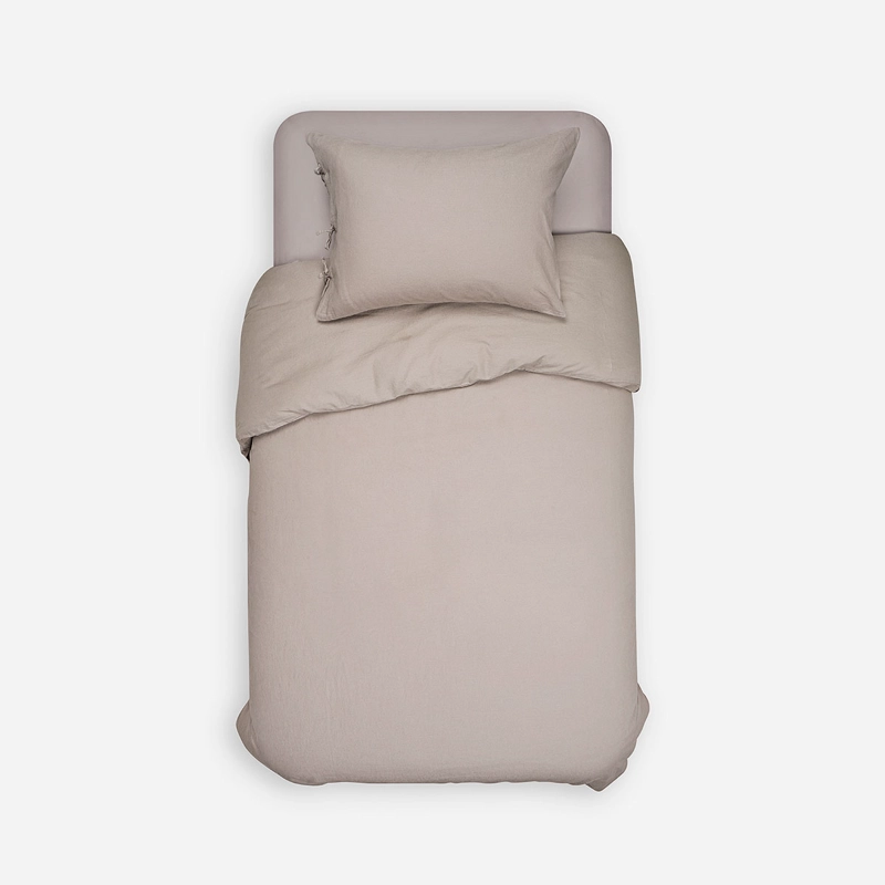 FUNDA PLUMON ROSEN LINO-ALGODON PURE LISO TOPO 1,5 PLAZAS - 2