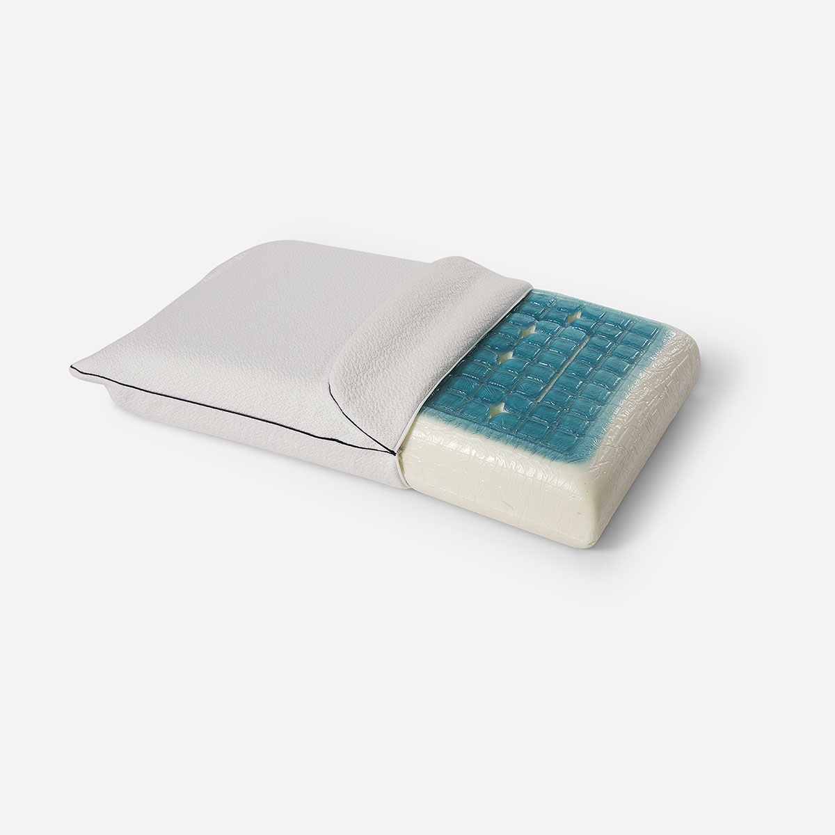 ALMOHADA ROSEN TECHNOGEL DELUXE AMERICANA 66 X 40 CM BLANCO - 4