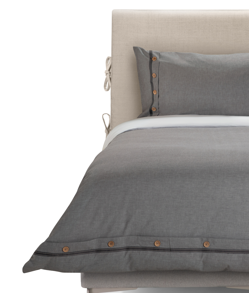FUNDA PLUMON ROSEN ALGODON PURE NEW LANIN 1 PLAZA GRIS - 6