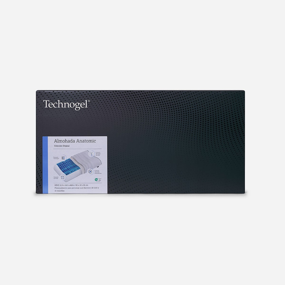 ALMOHADA ROSEN TECHNOGEL ANATOMIC KING 83 X 42 CM BLANCO - 1