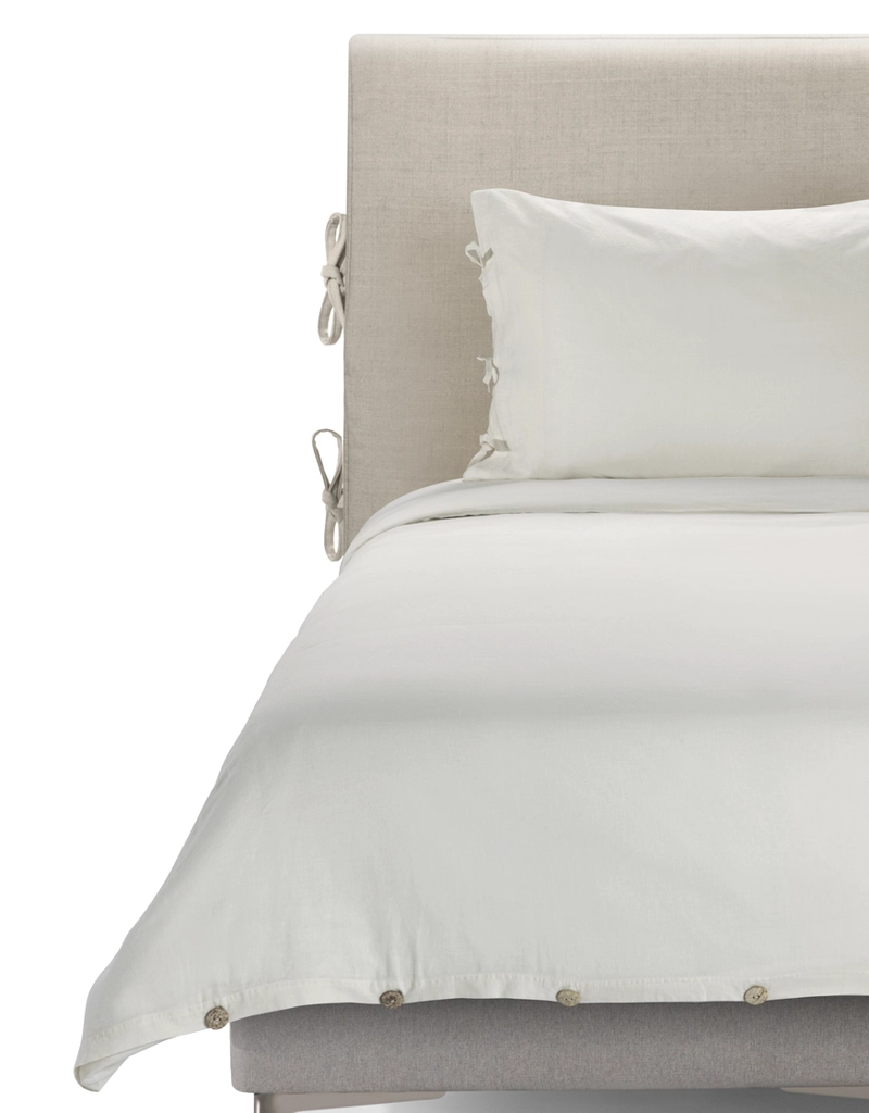 FUNDA PLUMON ROSEN LINO-ALGODON PURE LISO 1 PLAZA BLANCO - 1