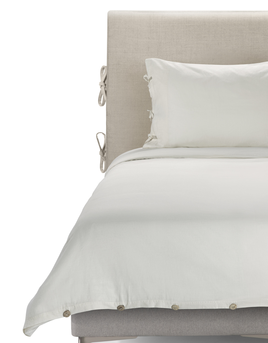 FUNDA PLUMON ROSEN LINO-ALGODON PURE LISO 1 PLAZA BLANCO - 1