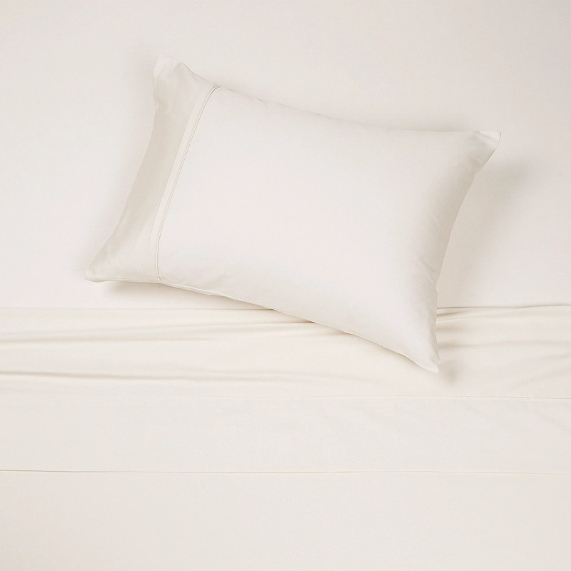 SABANA ROSEN 300 HILOS ALGODON LISA IVORY 1 PLAZA - 1