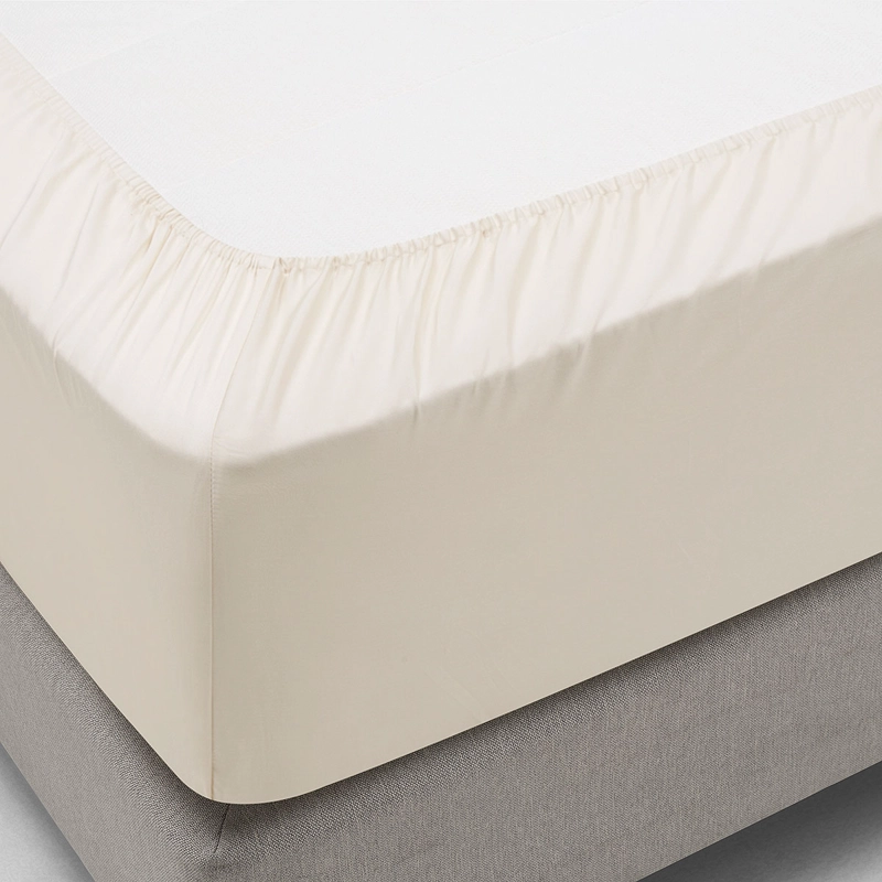 SABANA ROSEN 300 HILOS ALGODON LISA IVORY 1 PLAZA - 4