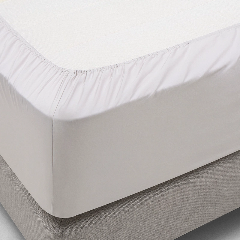 SÁBANAS ROSEN KING 300 HILOS ALGODÓN GRIS LISA - 4
