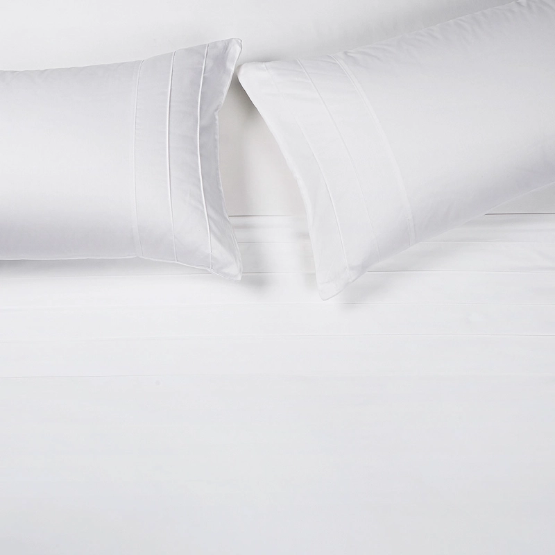 SABANA BODY SHAPE 300 HILOS ALGODON LISA BLANCA 1,5 PLAZAS - 1