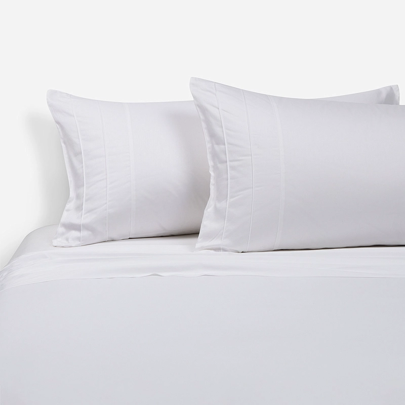 SABANA BODY SHAPE 300 HILOS ALGODON LISA BLANCA 1,5 PLAZAS - 3