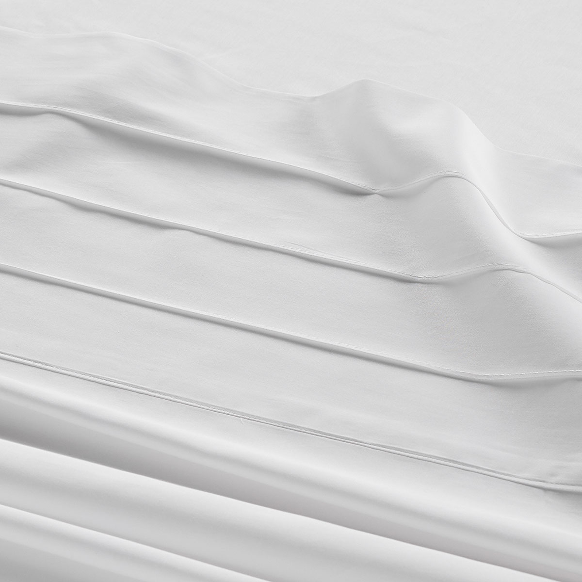 SABANA BODY SHAPE 300 HILOS ALGODON LISA BLANCA SUPER KING - 3