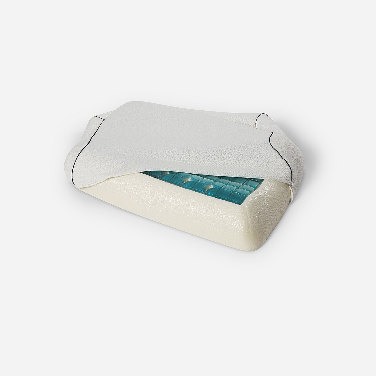 ALMOHADA ROSEN TECHNOGEL ANATOMIC AMERICANA 66 X 42 CM BLANCO - 4