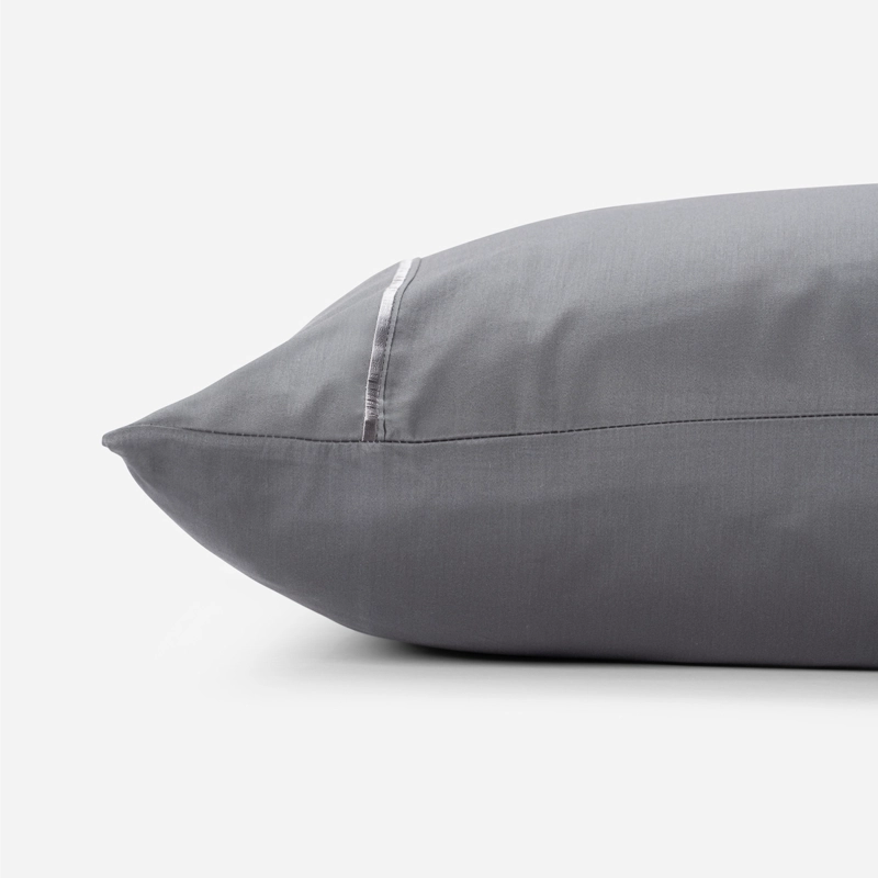 FUNDA ALMOHADA 300 HILOS ALGODON 50X70 CM HUMO - 2