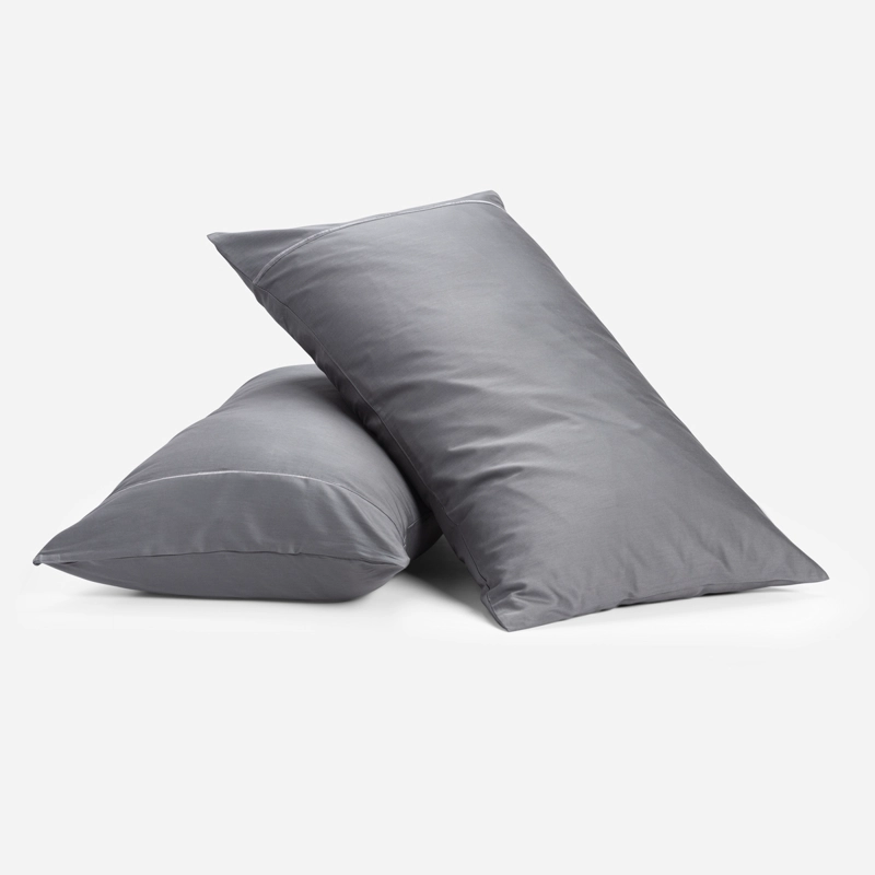 FUNDA ALMOHADA 300 HILOS ALGODON 50X70 CM HUMO - 4