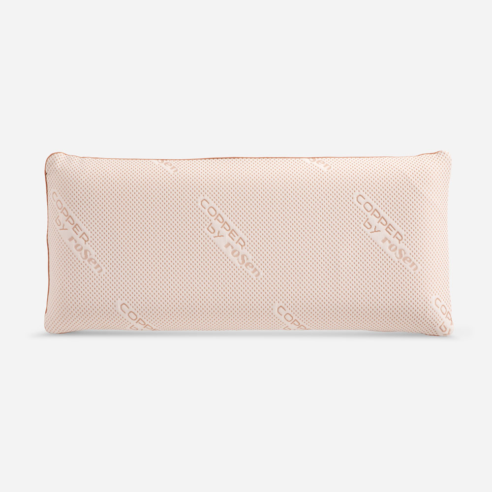 SET 2 ALMOHADA ROSEN VISCOGEL COPPER HEALTH KING 90 X 40 CM BLANCO - 5