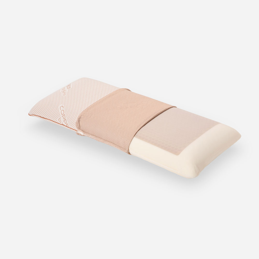 SET 2 ALMOHADA ROSEN VISCOGEL COPPER HEALTH KING 90 X 40 CM BLANCO - 6
