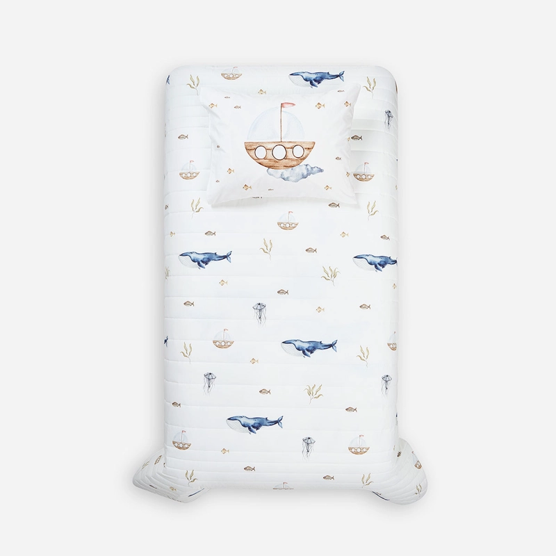 CUBRECAMA BALLENAS 1.5 PLAZAS - 7