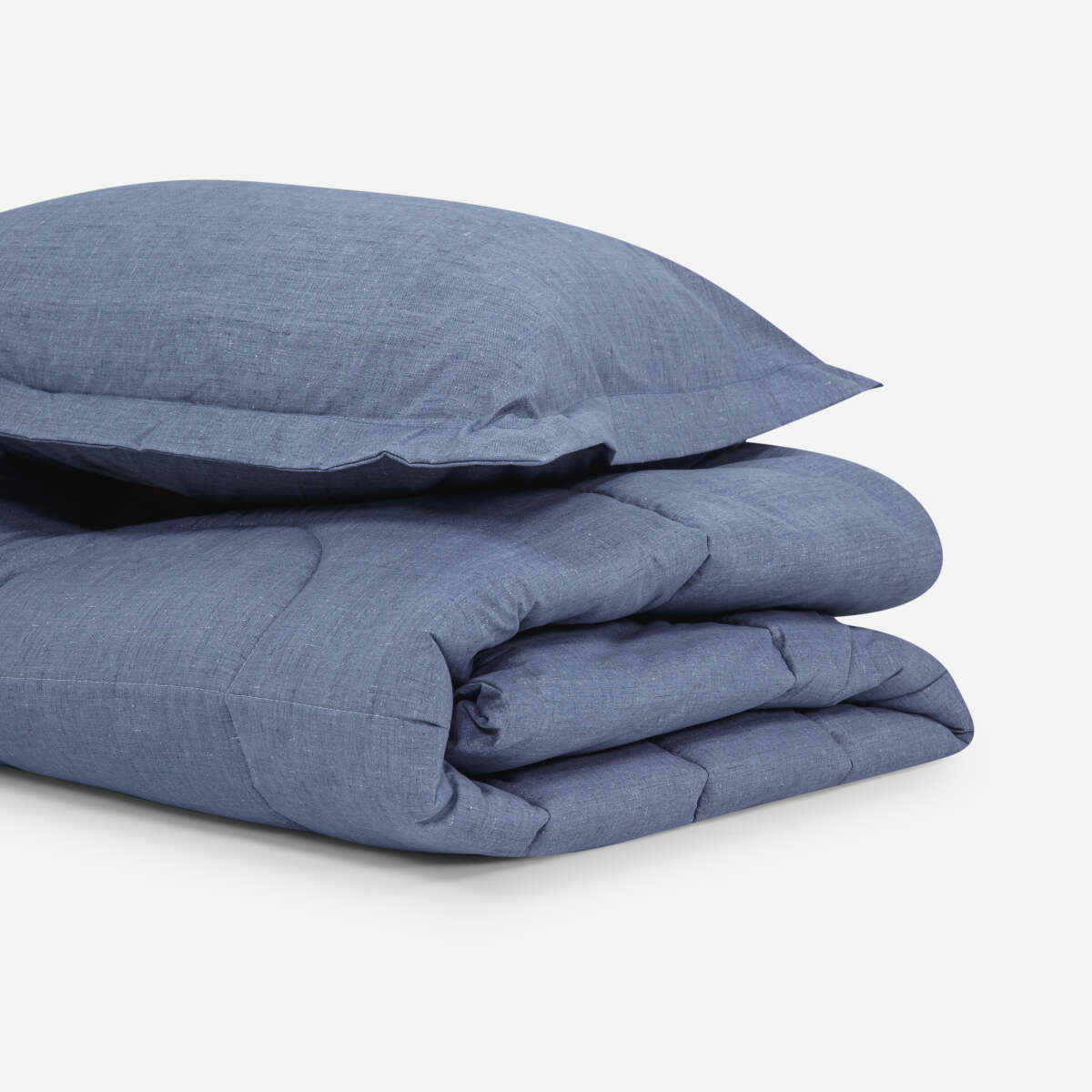 PLUMON UNICOLOR CHAMBRAY DENIM 2 PLAZAS - 3
